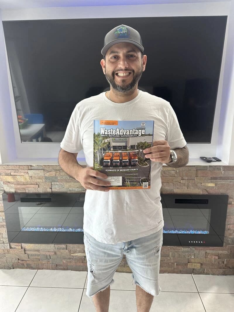 BINS APP Founder featured in Waste Advantage Magazine